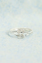 Silver Knot Vibes Ring - 925 Sterling Style-Bijou Crush