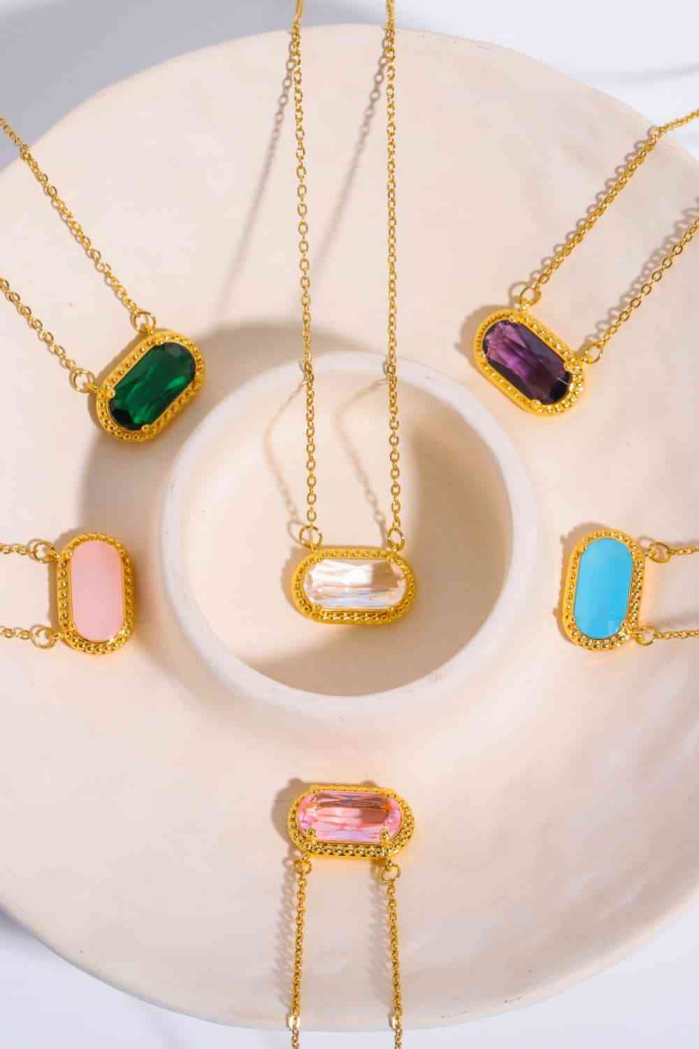 Copper 14K Gold-Plated Pendant Necklace-Bijou Crush