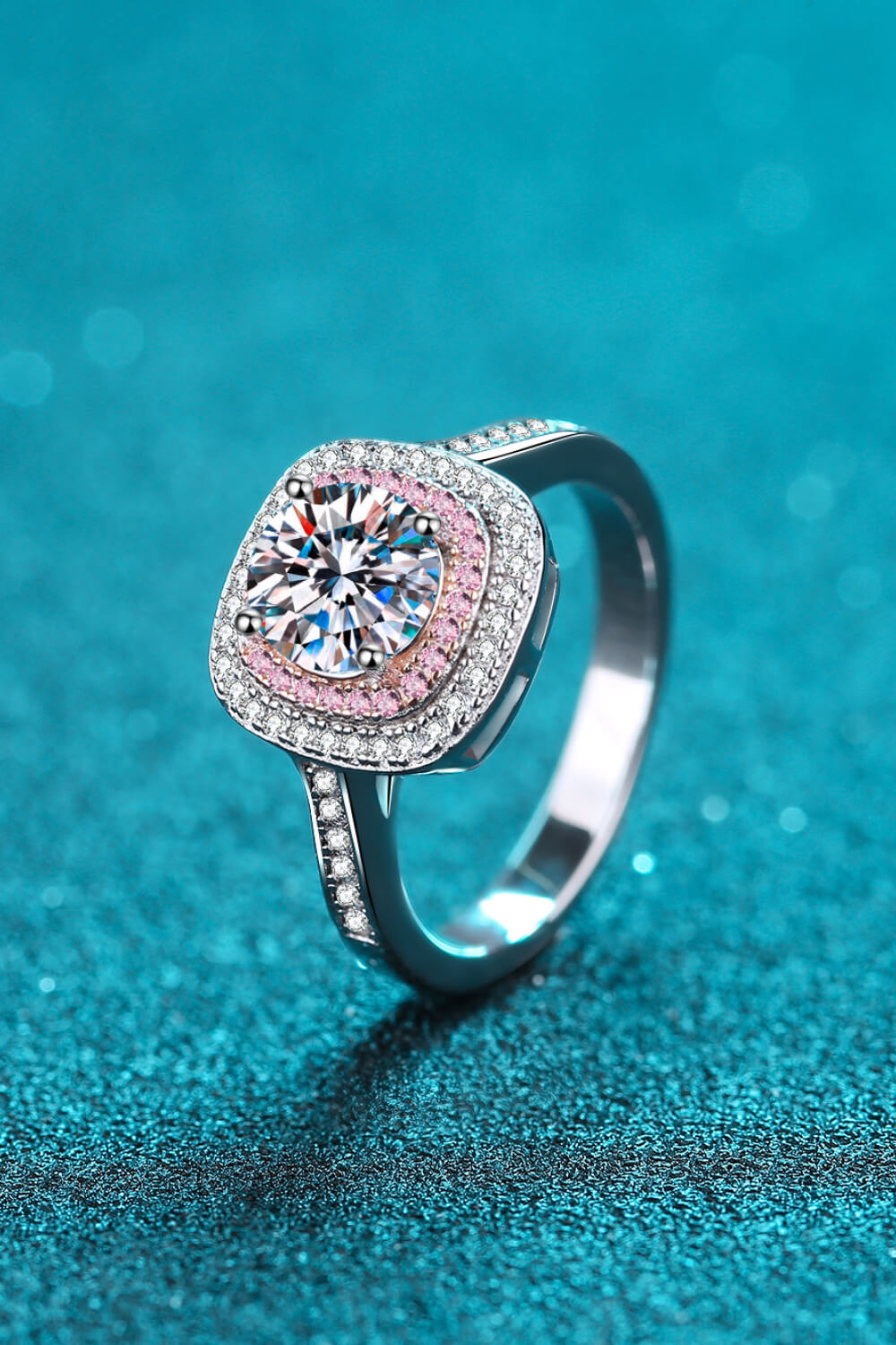925 Sterling Silver Moissanite Ring-Bijou Crush