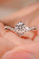 Bold Beauty 1 Carat Moissanite Heart-Shaped Ring-Bijou Crush