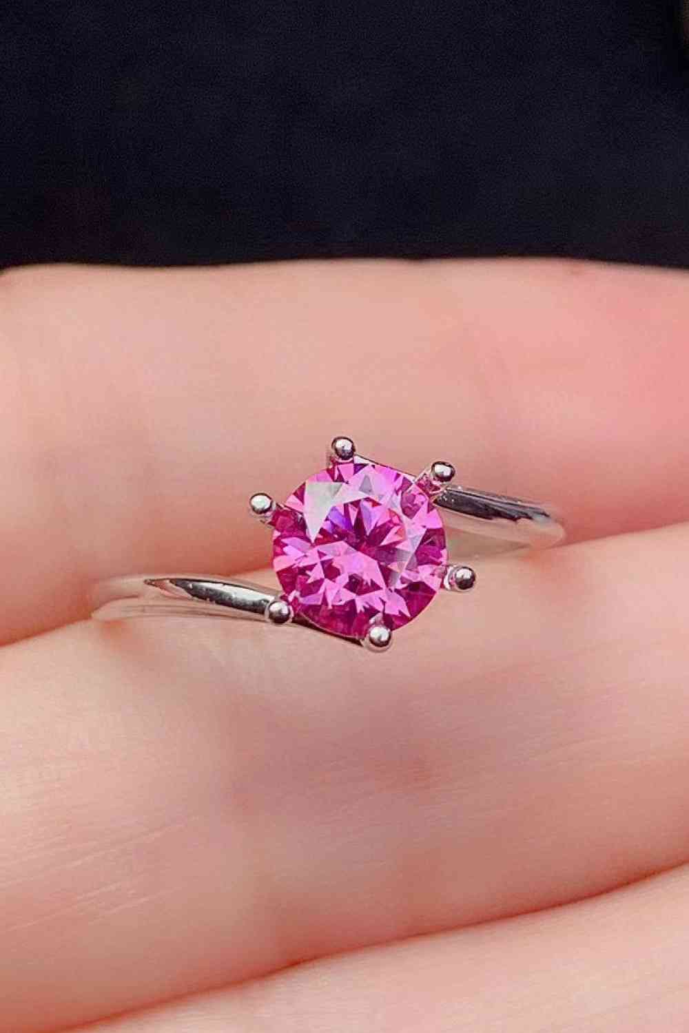 Can't Stop Your Shine 1 Carat Moissanite Ring-Bijou Crush