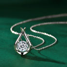 2 Carat Moissanite 925 Sterling Silver Pendant Necklace-Bijou Crush