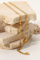 Sun Pendant Natural Stone Necklace-Bijou Crush