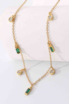 18K Gold Plated Multi-Charm Chain Necklace-Bijou Crush