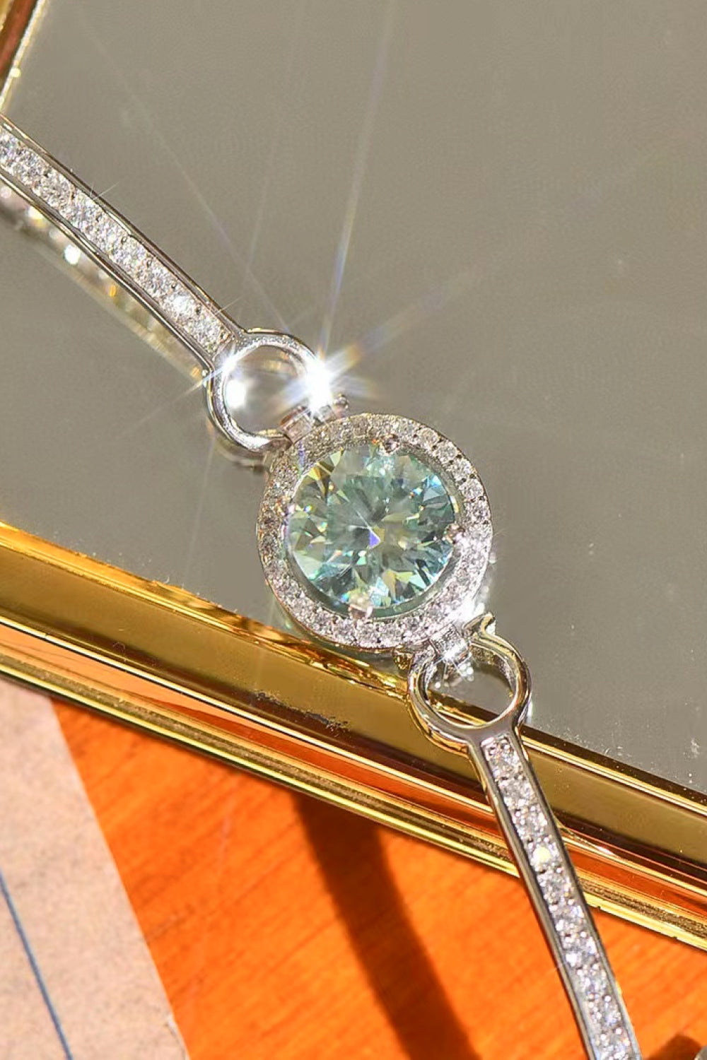 2 Carat Moissanite 925 Platinum-Plated Bracelet-Bijou Crush