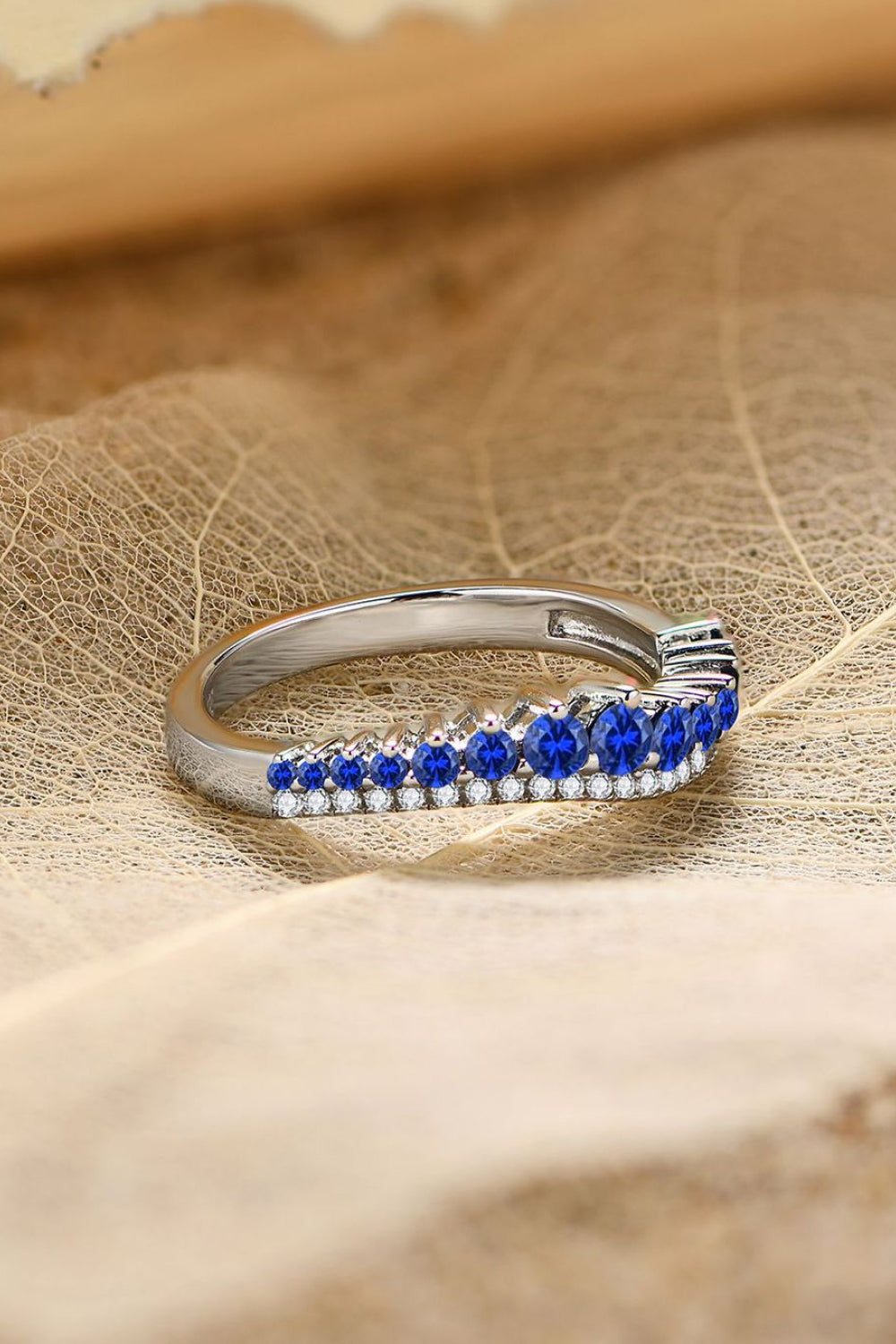 Lab-Grown Sapphire 925 Sterling Silver Rings-Bijou Crush
