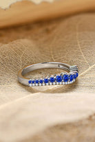 Lab-Grown Sapphire 925 Sterling Silver Rings-Bijou Crush