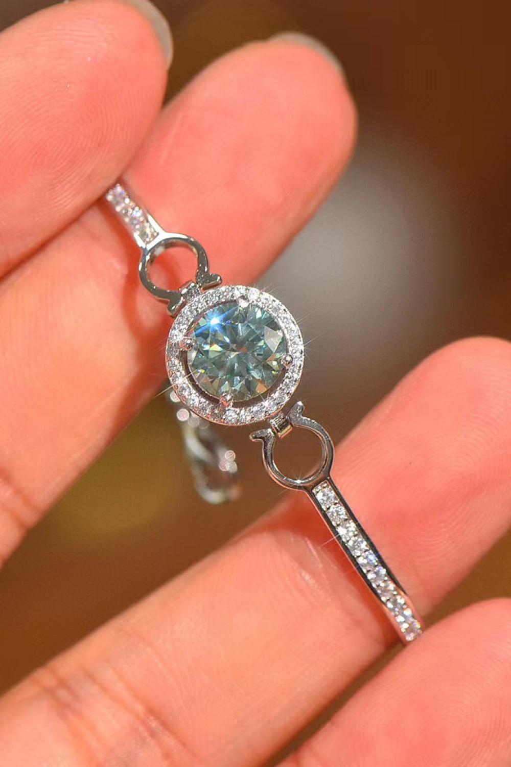 2 Carat Moissanite 925 Platinum-Plated Bracelet-Bijou Crush