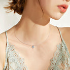 1 Carat Moissanite 925 Sterling Silver Necklace-Bijou Crush