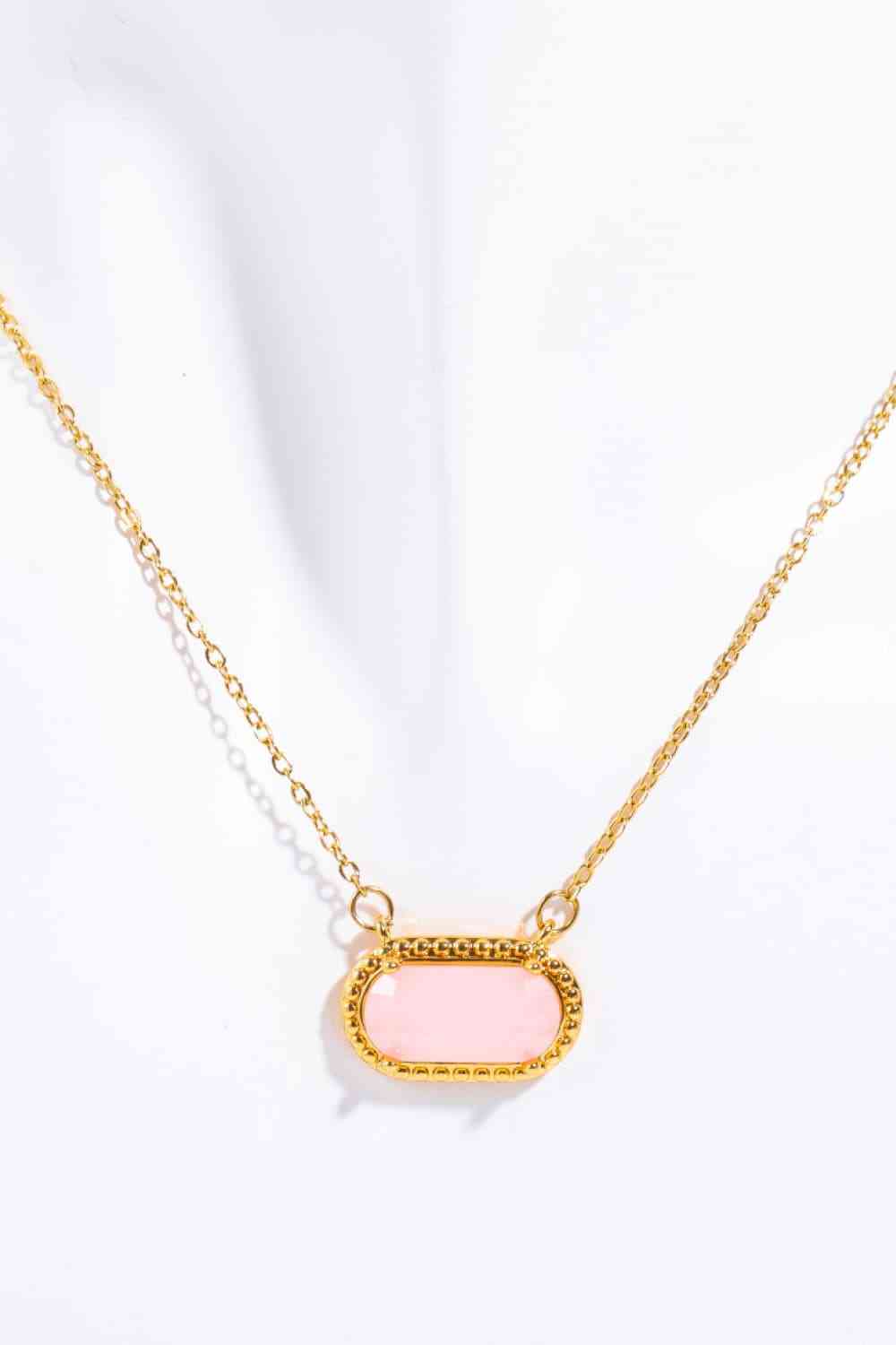 Copper 14K Gold-Plated Pendant Necklace-Bijou Crush