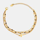 Titanium Steel Three-Layered Bracelet-Bijou Crush