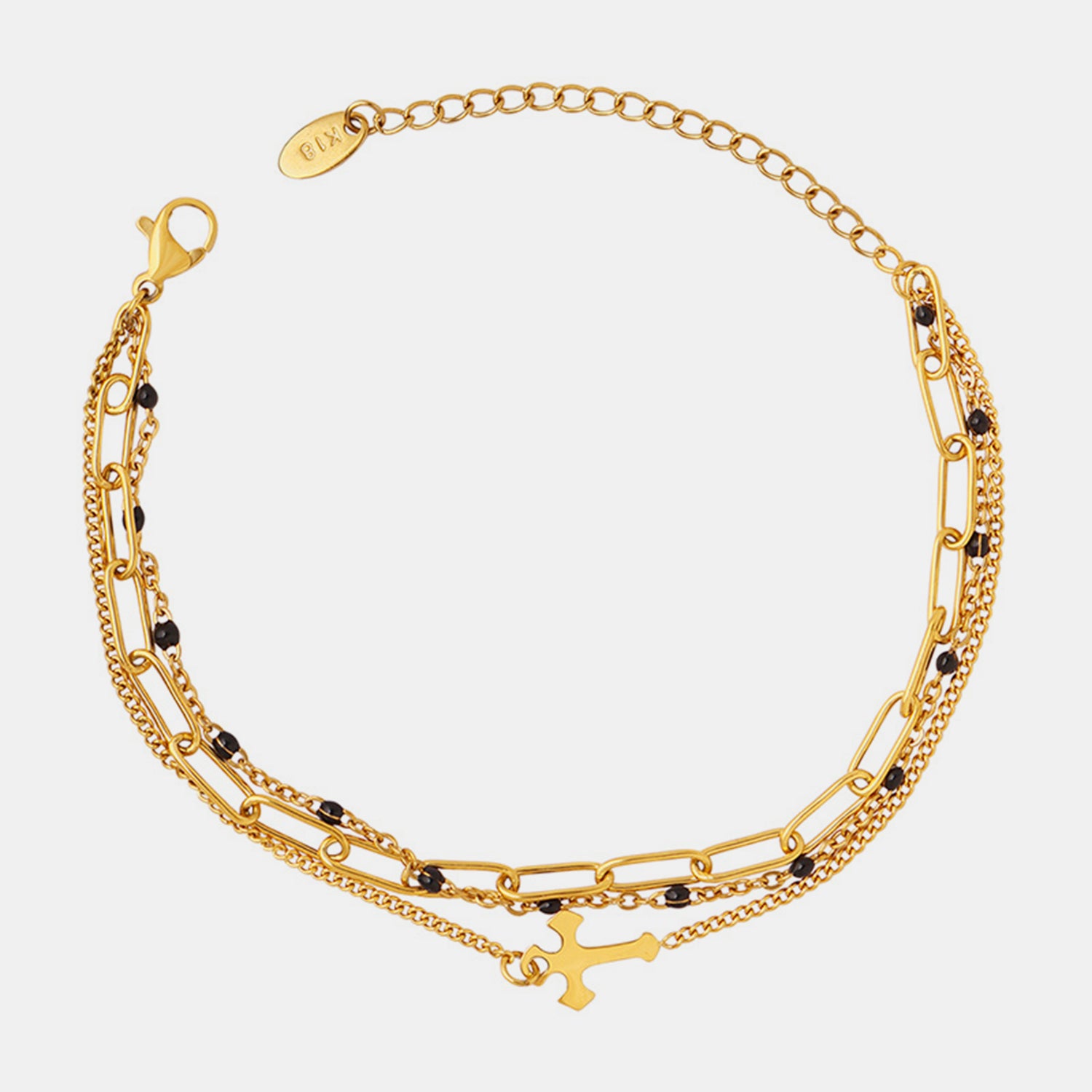Titanium Steel Three-Layered Bracelet-Bijou Crush