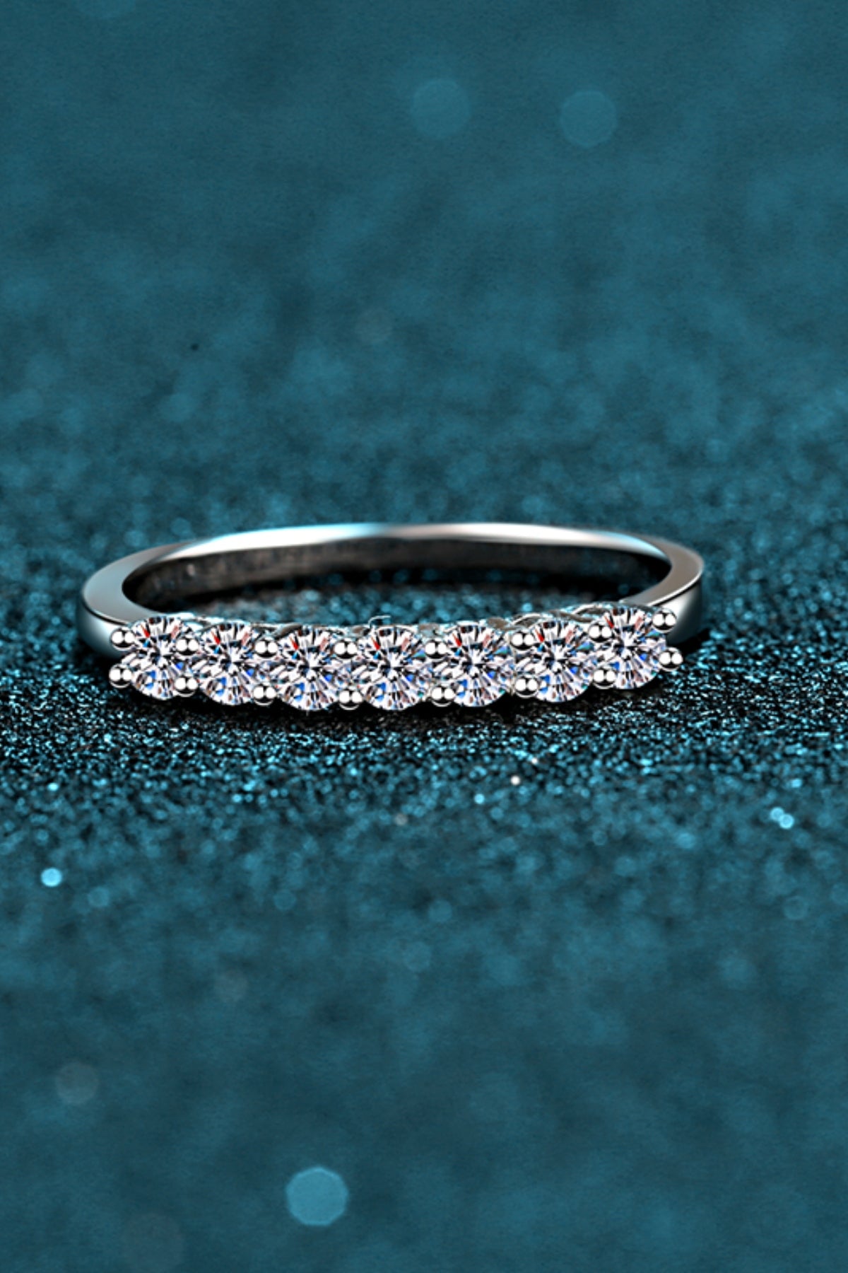 925 Sterling Silver Moissanite Ring – Elegance in Every Detail-Bijou Crush