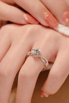 Bold Beauty 1 Carat Moissanite Heart-Shaped Ring-Bijou Crush