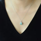 5 Carat Moissanite 925 Sterling Silver Pendant Necklace-Bijou Crush