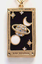 Tarot Card Pendant Stainless Steel Necklace-Bijou Crush