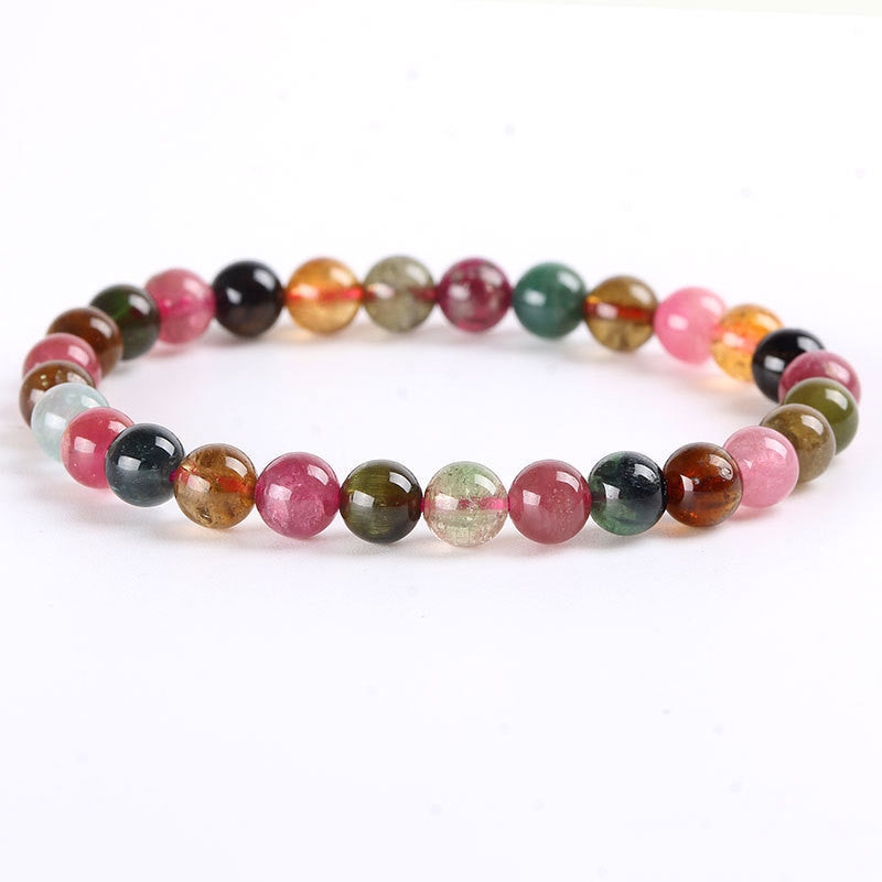 Rainbow Candy Color Brazilian Tourmaline Bracelet-Bijou Crush