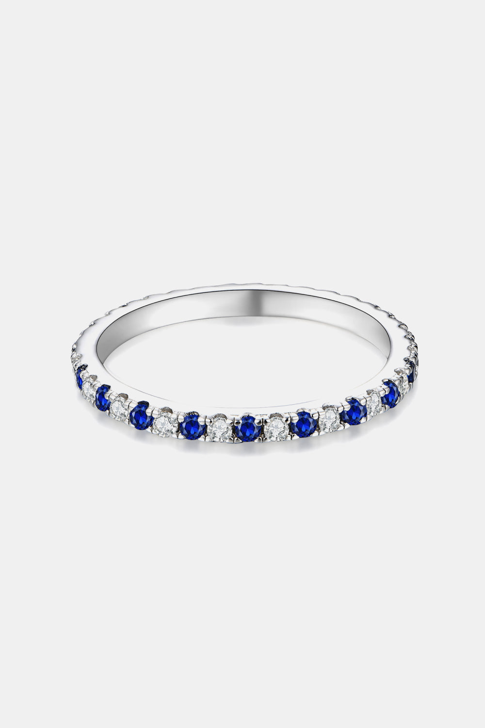 Moissanite Lab-Grown Sapphire Rings-Bijou Crush