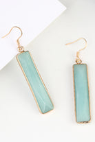 Natural Stone Drop Earrings-Bijou Crush