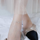 Stacked Rolo Chain Star Anklet in 925 Sterling Silver-Bijou Crush