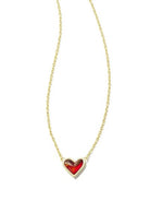 14K Gold-Plated Heart Pendant Necklace-Bijou Crush