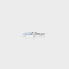 Heart Shape Inlaid Zircon Enamel Ring-Bijou Crush