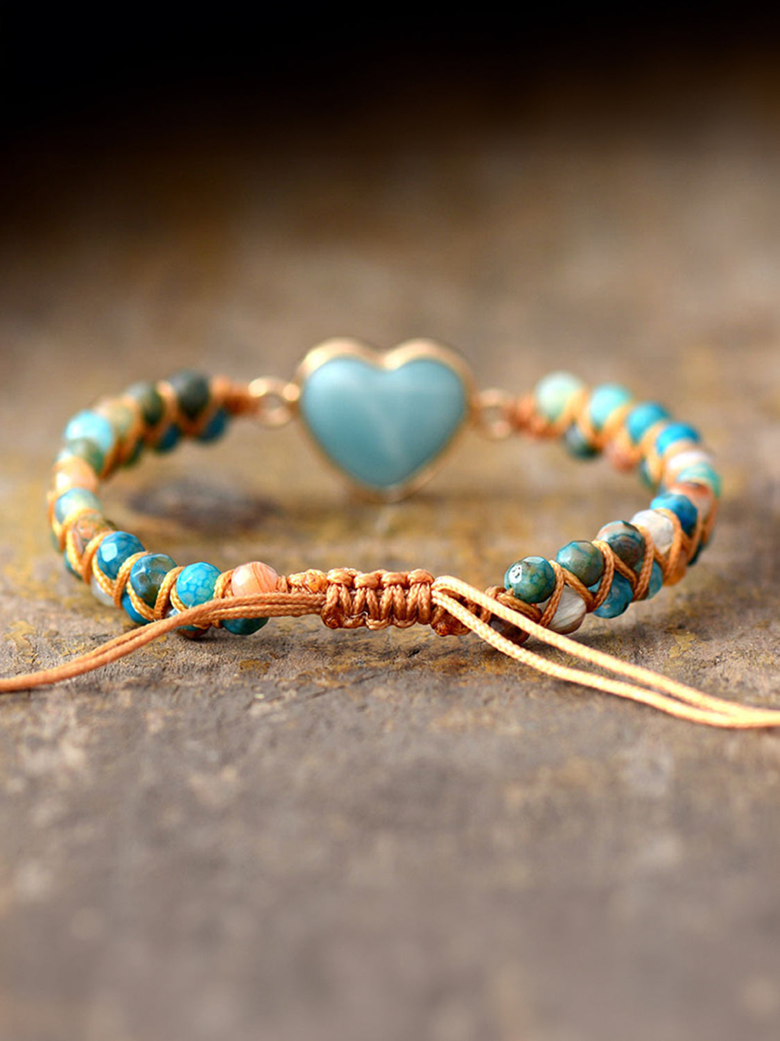 Heart Shape Beaded Bracelet-Bijou Crush
