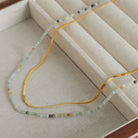 Beaded Titanium Steel Double-Layered Necklace-Bijou Crush