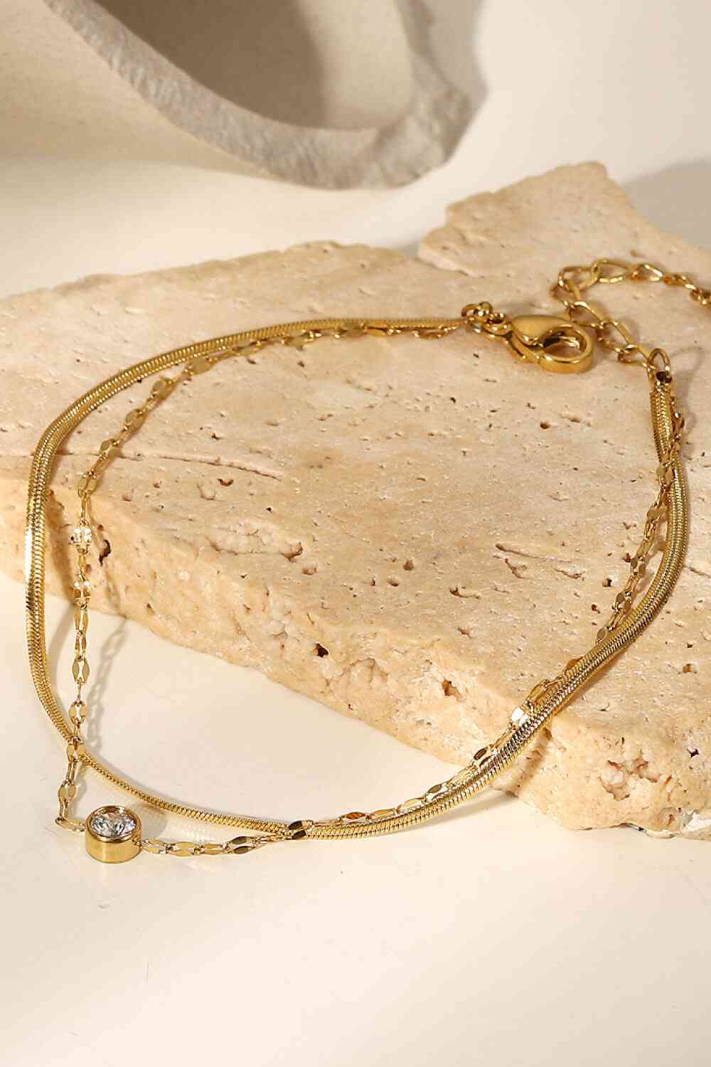 Icing on the Cake Rhinestone Double-Layered Bracelet-Bijou Crush