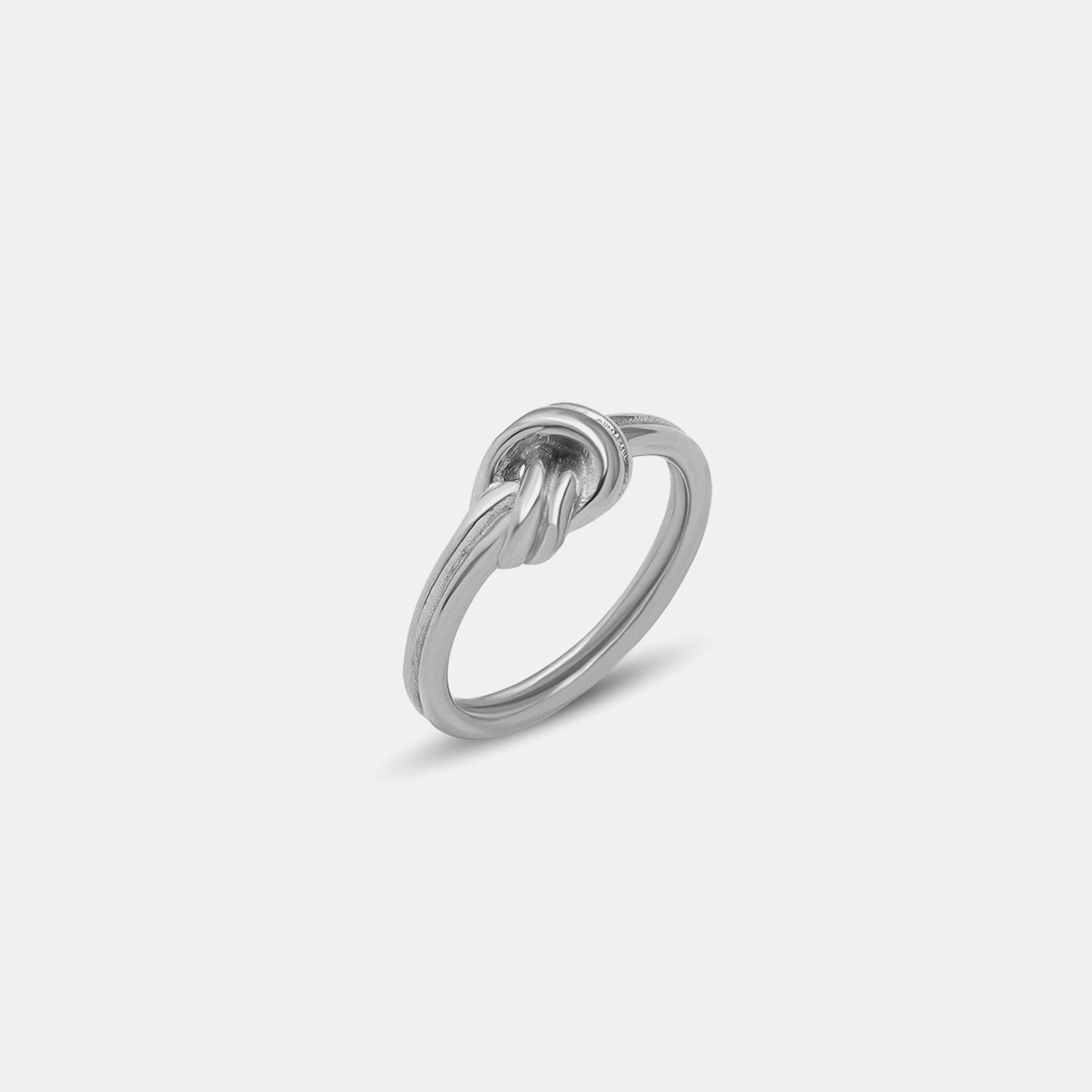 Titanium Steel Knot Ring-Bijou Crush
