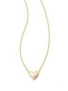 14K Gold-Plated Heart Pendant Necklace-Bijou Crush