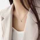 Gift CZ Lock Necklace – 925 Sterling Silver-Bijou Crush