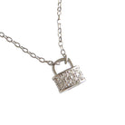 Gift CZ Lock Necklace – 925 Sterling Silver-Bijou Crush