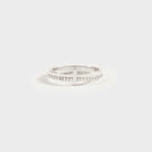 Zircon 925 Sterling Silver Cross Ring-Bijou Crush