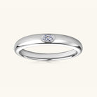 925 Sterling Silver Inlaid Moissanite Ring-Bijou Crush
