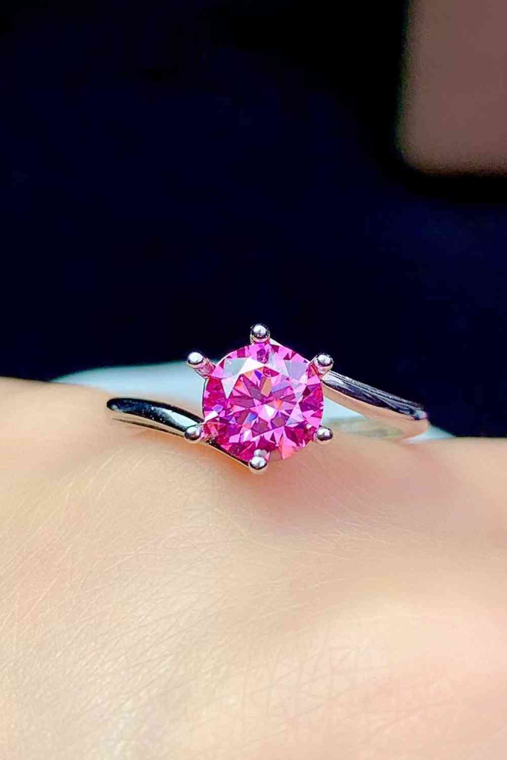 Can't Stop Your Shine 1 Carat Moissanite Ring-Bijou Crush