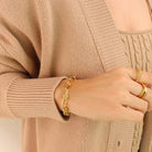 Chunky Chain Titanium Steel Bracelet-Bijou Crush