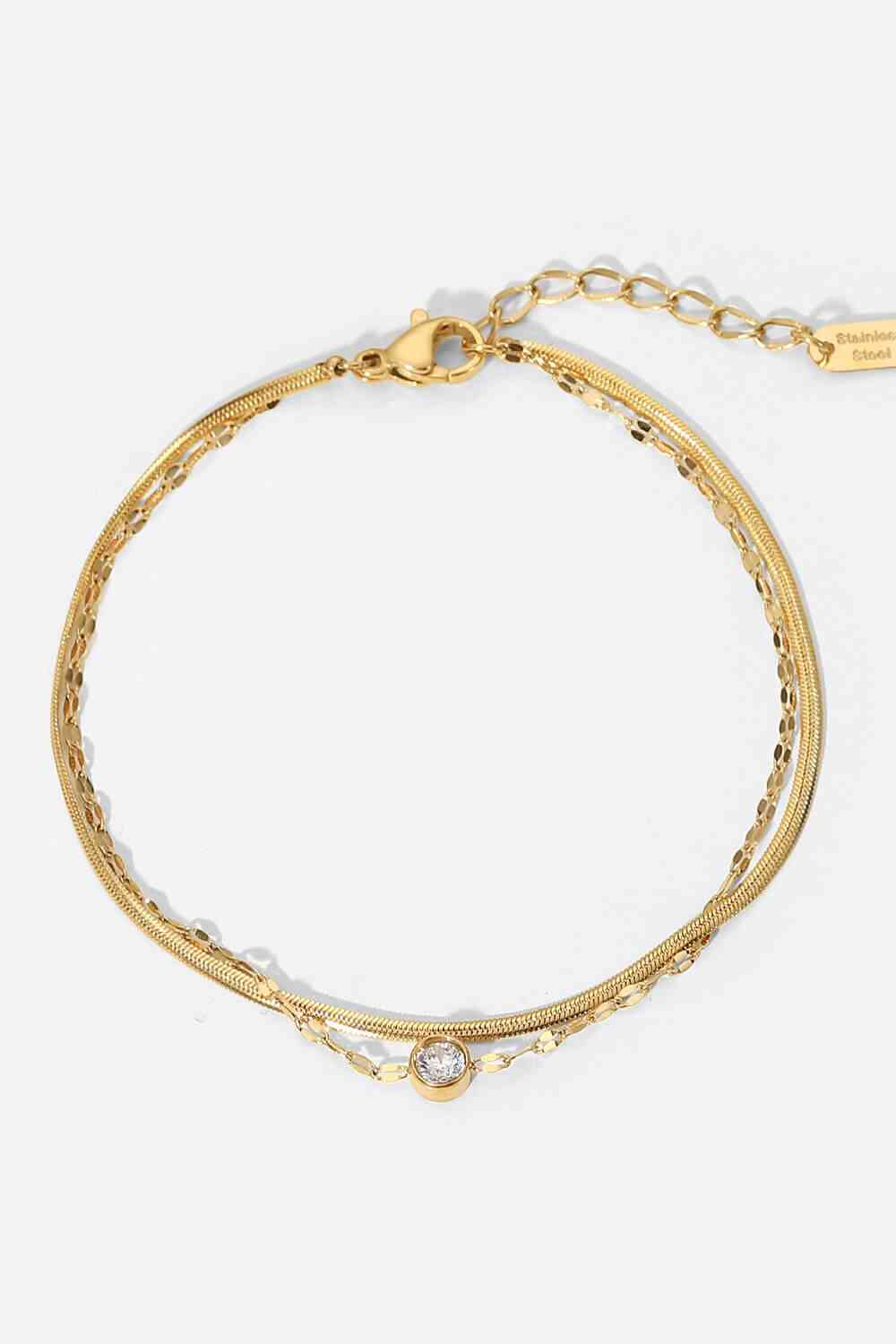 Icing on the Cake Rhinestone Double-Layered Bracelet-Bijou Crush