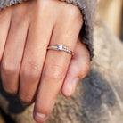 Inlaid Zircon Bicolor Rose Gold-Plated Ring-Bijou Crush
