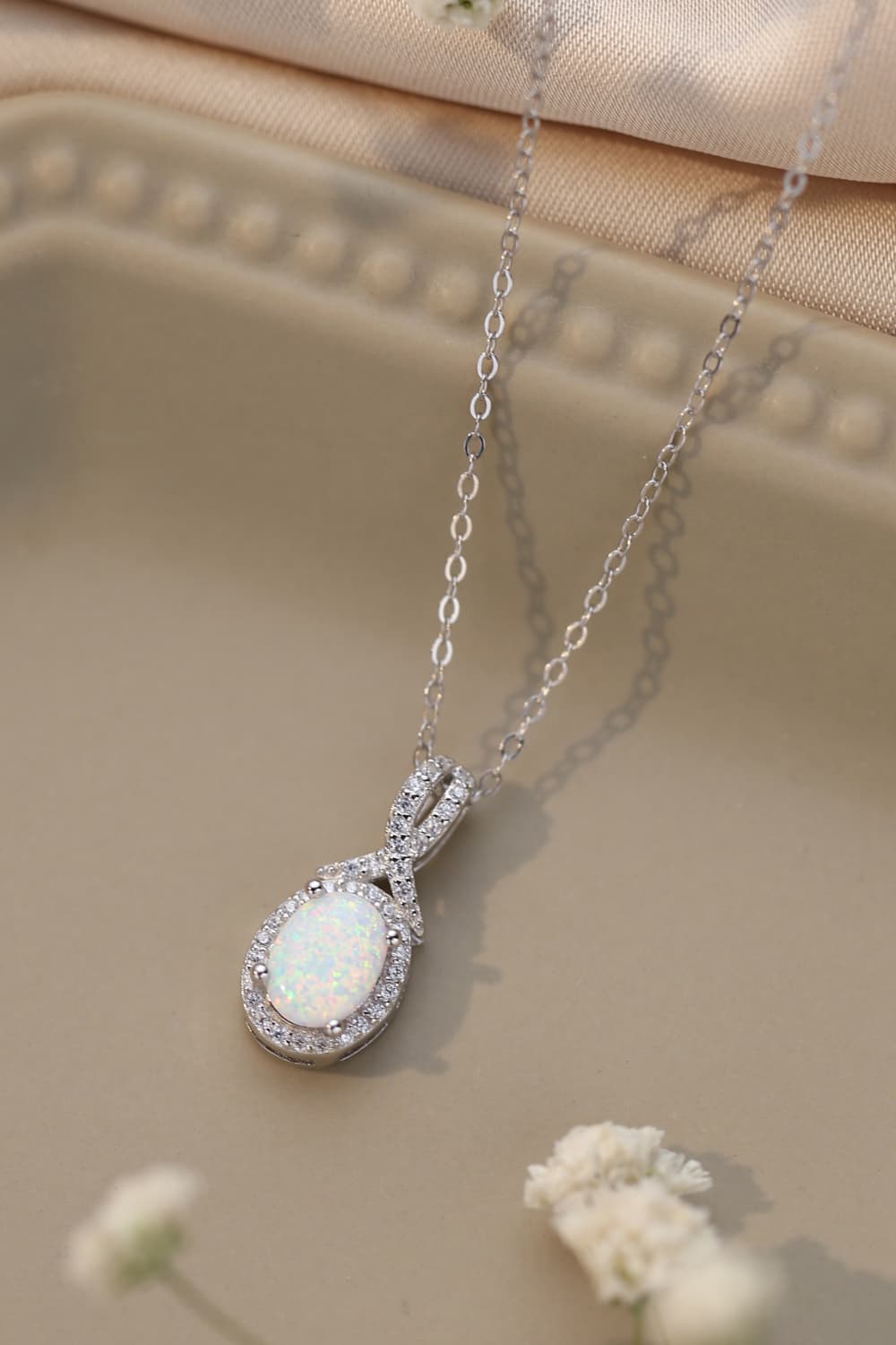 Feeling My Best Opal Pendant Necklace-Bijou Crush
