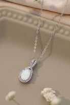 Feeling My Best Opal Pendant Necklace-Bijou Crush