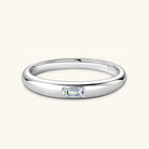 925 Sterling Silver Inlaid Moissanite Ring-Bijou Crush