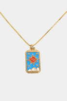 Tarot Card Pendant Copper Necklace-Bijou Crush