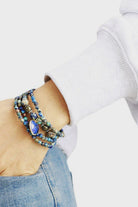 Imperial Stone Heart Three-Layered Bracelet-Bijou Crush