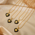 Titanium Steel Heart Shape Necklace-Bijou Crush