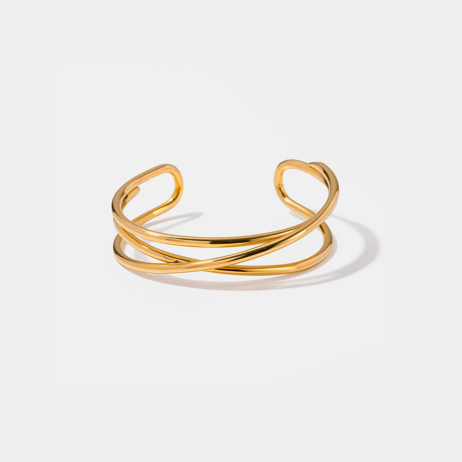 Minimalist Stainless Steel Cuff Bracelet-Bijou Crush
