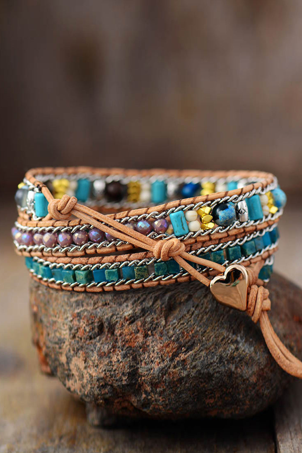 Heart Layered Bracelet-Bijou Crush