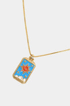 Tarot Card Pendant Copper Necklace-Bijou Crush