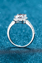 1 Carat Rectangle Moissanite Ring-Bijou Crush