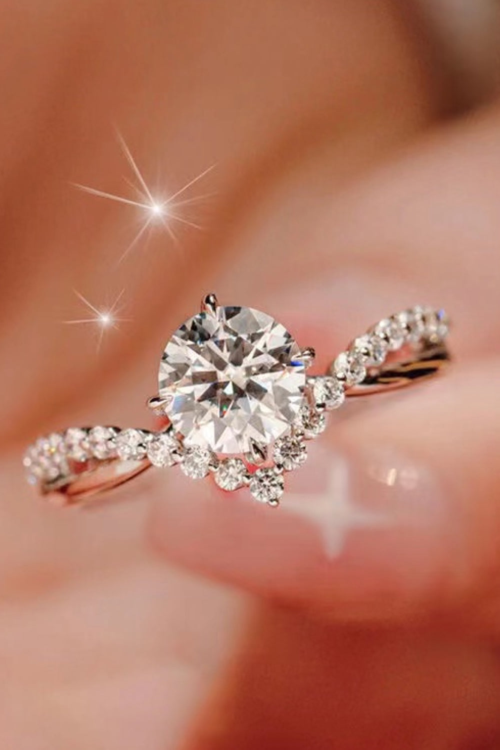 Bold Beauty 1 Carat Moissanite Heart-Shaped Ring-Bijou Crush